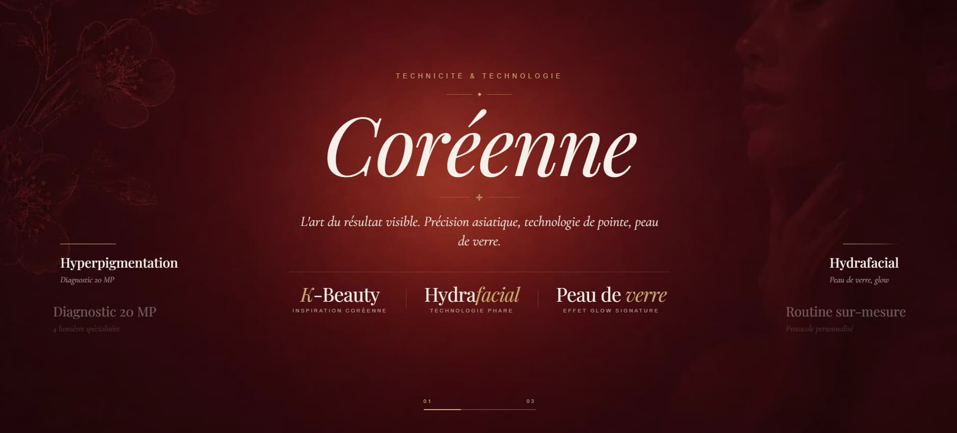 Section dédiée aux techniques coréennes sur le site Lala·K Beauty